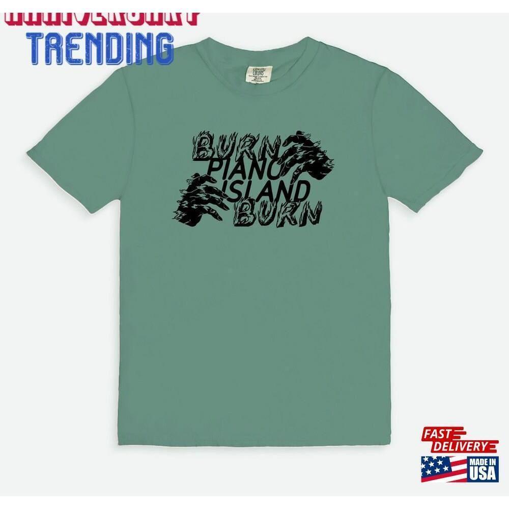 The Blood Brothers Burn Piano Island Tee Tshirt